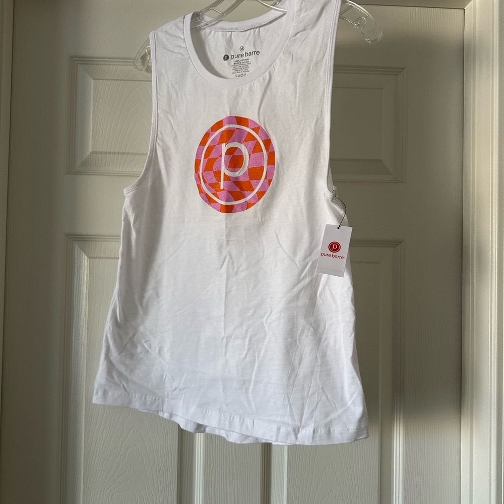 Circle P Pure Barre Checkered Tank top